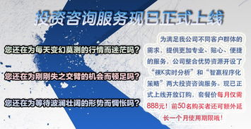 投資咨詢服務(wù)現(xiàn)已正式上線